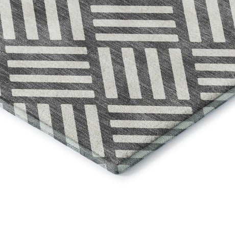 Dalyn The Reserve TR3 Charcoal Rug corner detail