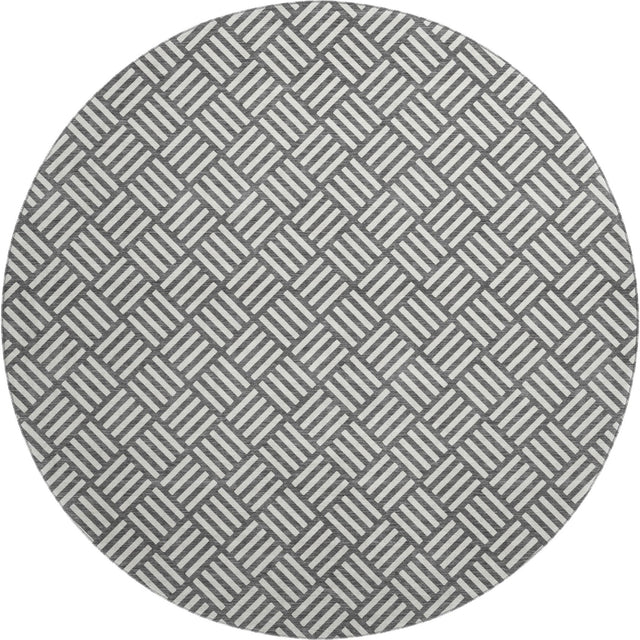 Dalyn The Reserve TR3 Charcoal Rug round rug
