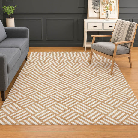 Dalyn The Reserve TR3 Copper Rug shown in a room
