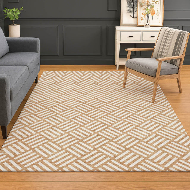 Dalyn The Reserve TR3 Copper Rug shown in a room