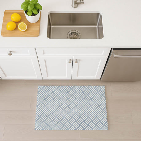 Dalyn The Reserve TR3 Denim Rug shown in a room