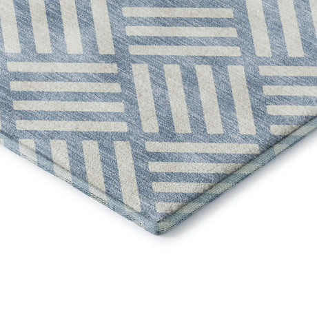 Dalyn The Reserve TR3 Denim Rug corner detail