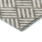 Dalyn The Reserve TR3 Taupe Rug corner detail