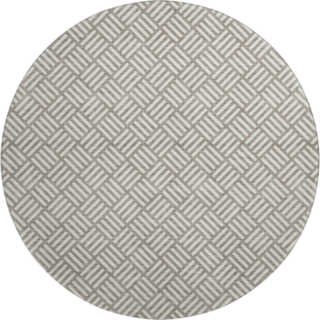 Dalyn The Reserve TR3 Taupe Rug round rug