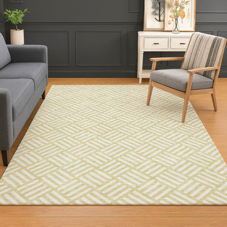 Dalyn The Reserve TR3 Wheat Rug shown in a room