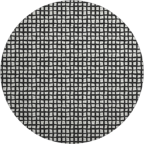 Dalyn The Reserve TR4 Black Rug round rug