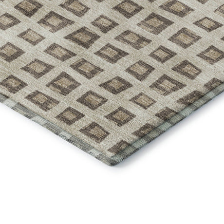 Dalyn The Reserve TR4 Brown Rug corner detail