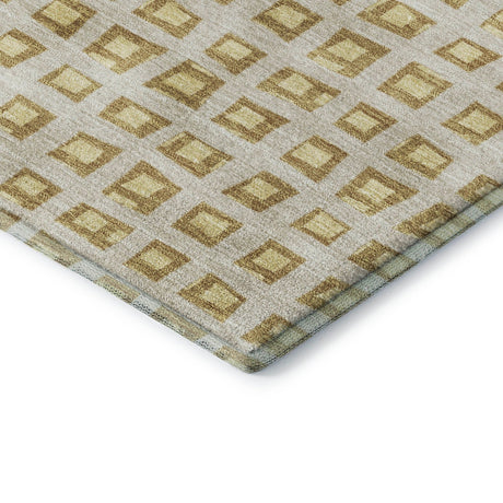 Dalyn The Reserve TR4 Gold Rug corner detail