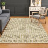 Dalyn The Reserve TR4 Gold Rug shown in a room