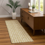 Dalyn The Reserve TR4 Gold Rug shown in a room