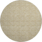 Dalyn The Reserve TR4 Gold Rug round rug