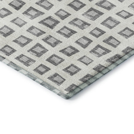 Dalyn The Reserve TR4 Gray Rug corner detail