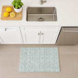 Dalyn The Reserve TR4 Teal Rug shown in a room
