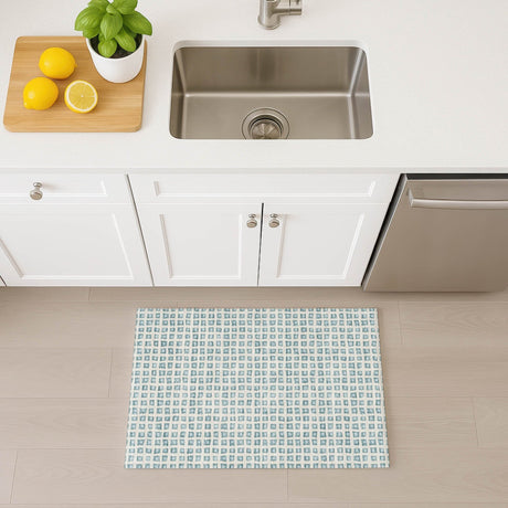 Dalyn The Reserve TR4 Teal Rug shown in a room