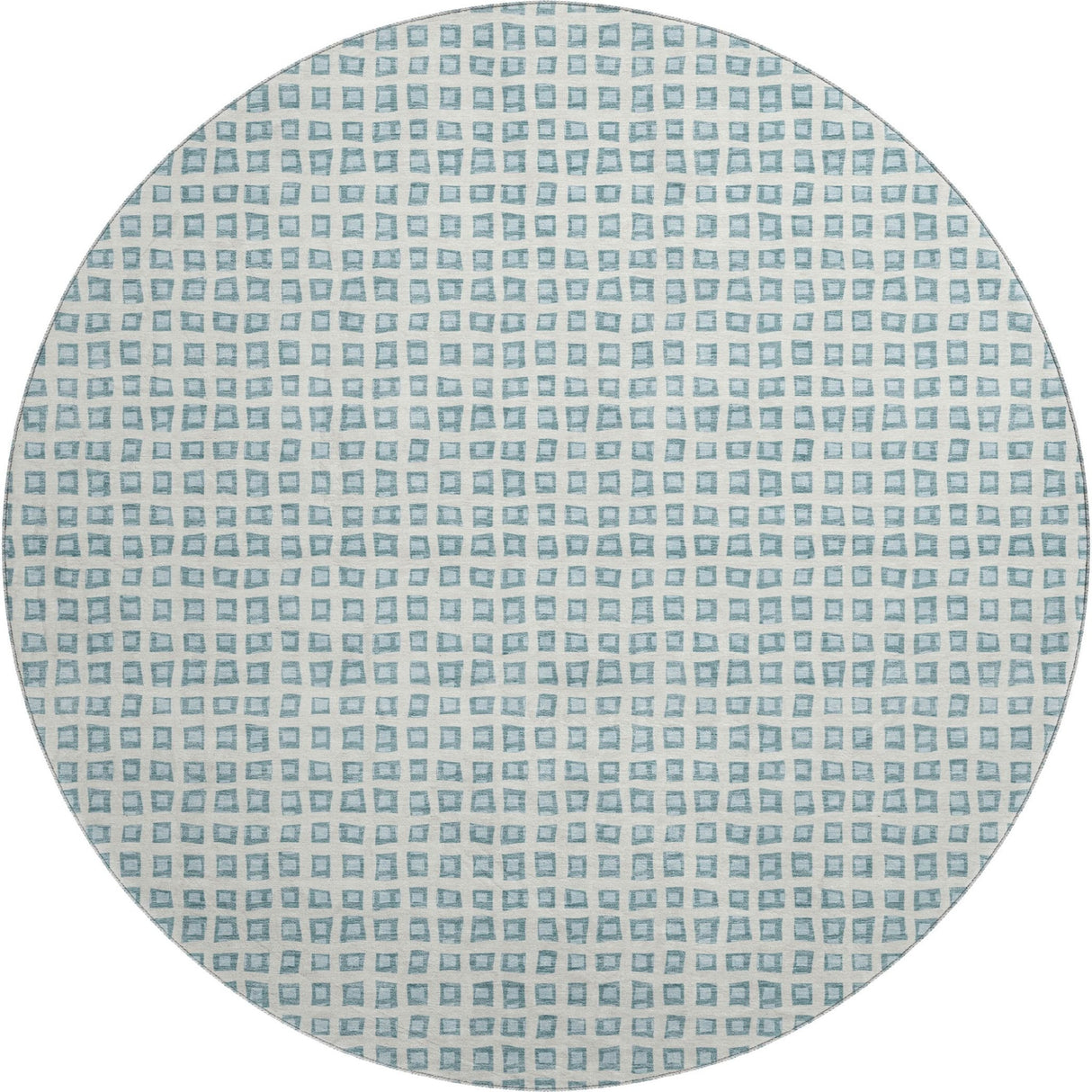 Dalyn The Reserve TR4 Teal Rug round rug