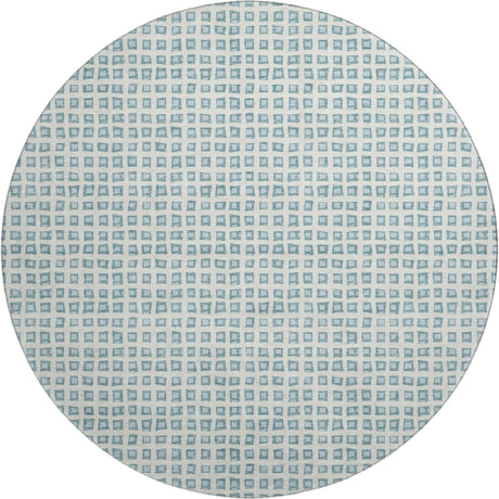 Dalyn The Reserve TR4 Teal Rug round rug
