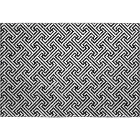 Dalyn The Reserve TR5 Black Rug rectangular rug