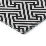 Dalyn The Reserve TR5 Black Rug corner detail