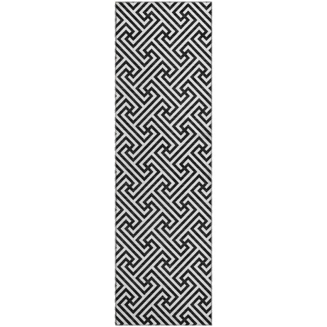 Dalyn The Reserve TR5 Black Rug runner rug