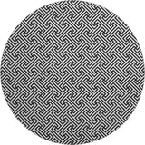 Dalyn The Reserve TR5 Black Rug round rug