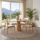 Dalyn The Reserve TR5 Coffee Rug shown in a room