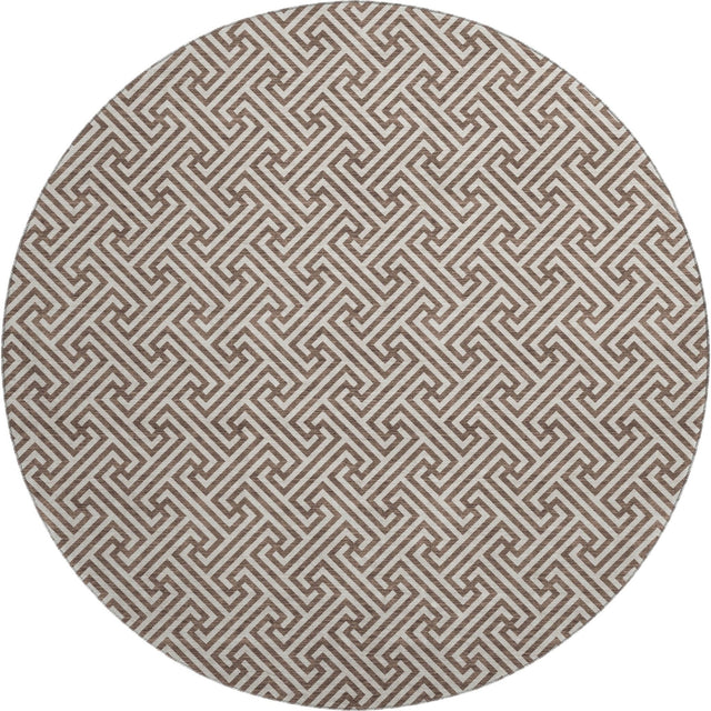 Dalyn The Reserve TR5 Coffee Rug round rug