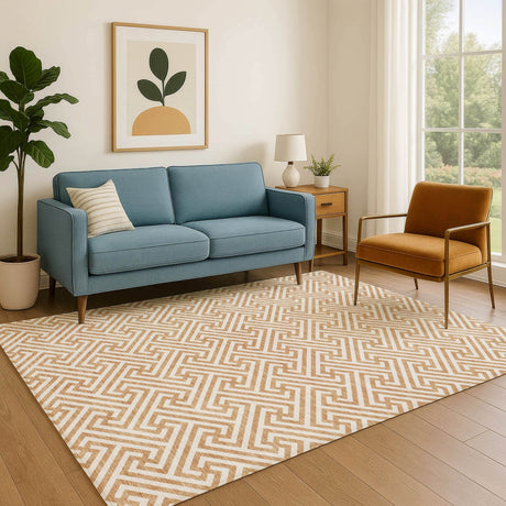 Dalyn The Reserve TR5 Copper Rug shown in a room