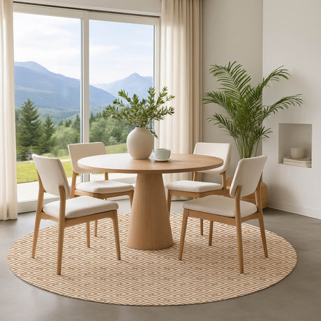 Dalyn The Reserve TR5 Copper Rug shown in a room