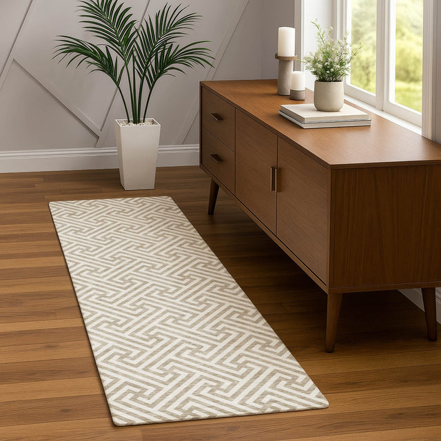 Dalyn The Reserve TR5 Flax Rug shown in a room