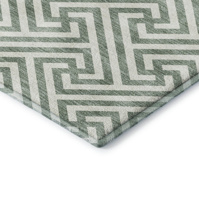 Dalyn The Reserve TR5 Sage Rug corner detail