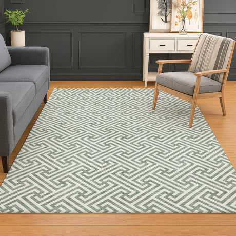 Dalyn The Reserve TR5 Sage Rug shown in a room