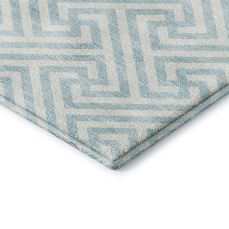 Dalyn The Reserve TR5 Sky Rug corner detail