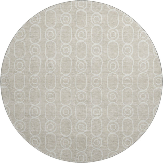 Dalyn The Reserve TR6 Beige Rug round rug