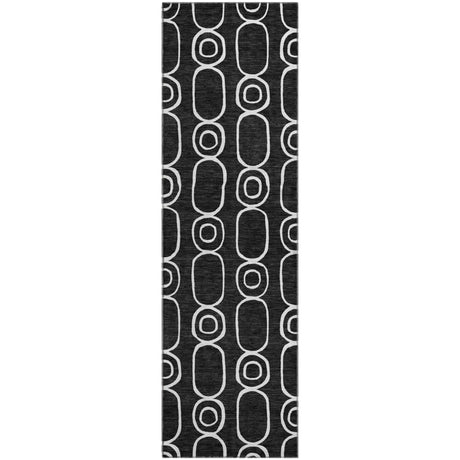 Dalyn The Reserve TR6 Black Rug runner rug