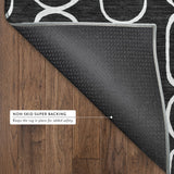 Dalyn The Reserve TR6 Black Rug backing detail