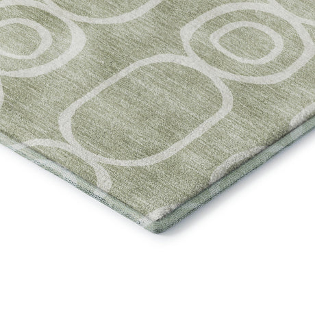 Dalyn The Reserve TR6 Celery Rug corner detail