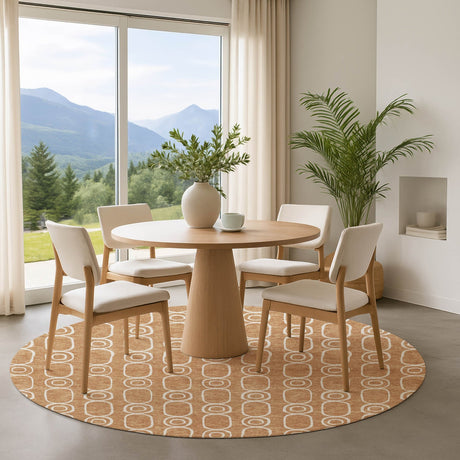 Dalyn The Reserve TR6 Copper Rug shown in a room
