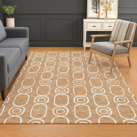 Dalyn The Reserve TR6 Copper Rug shown in a room