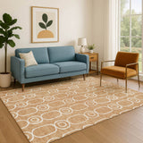 Dalyn The Reserve TR6 Copper Rug shown in a room