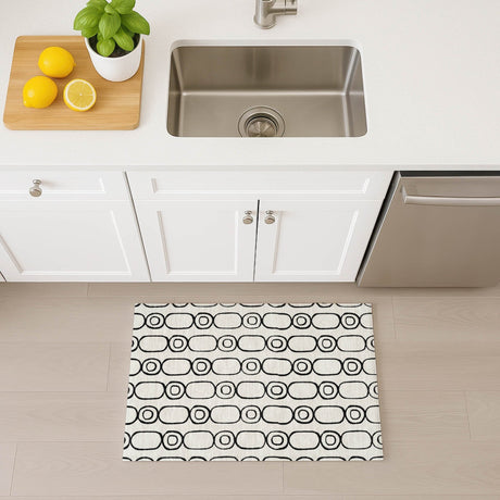 Dalyn The Reserve TR6 Ivory Rug shown in a room
