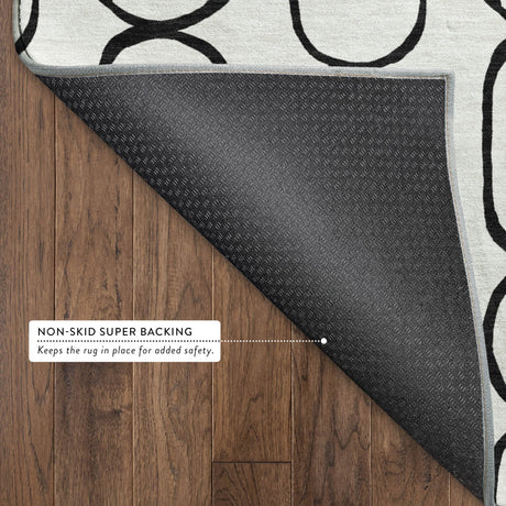 Dalyn The Reserve TR6 Ivory Rug backing detail