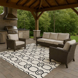 Dalyn The Reserve TR6 Ivory Rug outdoor lifestyle image