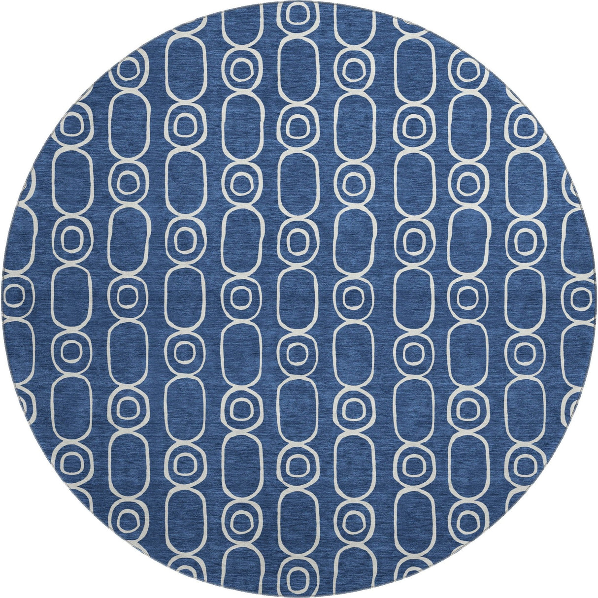 Dalyn The Reserve TR6 Navy Rug round rug