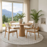 Dalyn The Reserve TR6 Silver Rug shown in a room