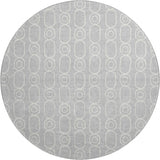 Dalyn The Reserve TR6 Silver Rug round rug