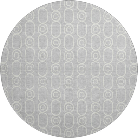 Dalyn The Reserve TR6 Silver Rug round rug