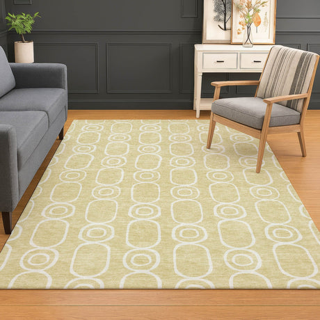 Dalyn The Reserve TR6 Wheat Rug shown in a room