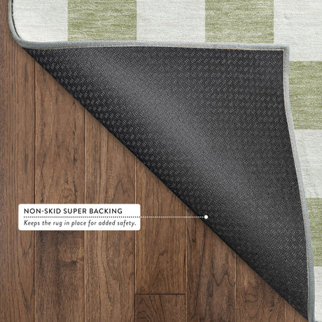 Dalyn The Reserve TR7 Aloe Rug backing detail