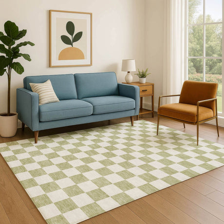 Dalyn The Reserve TR7 Aloe Rug shown in a room