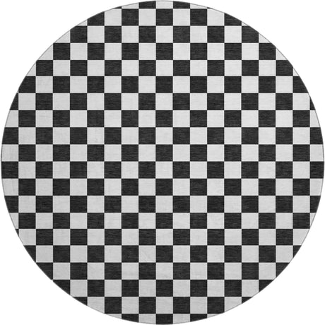 Dalyn The Reserve TR7 Black Rug round rug